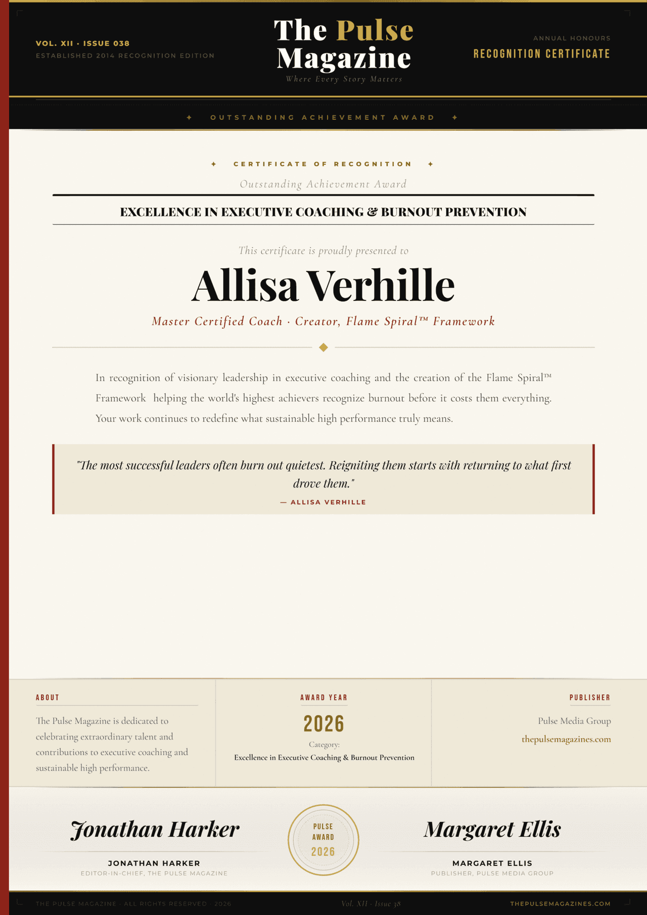 Allisa Verhille COR