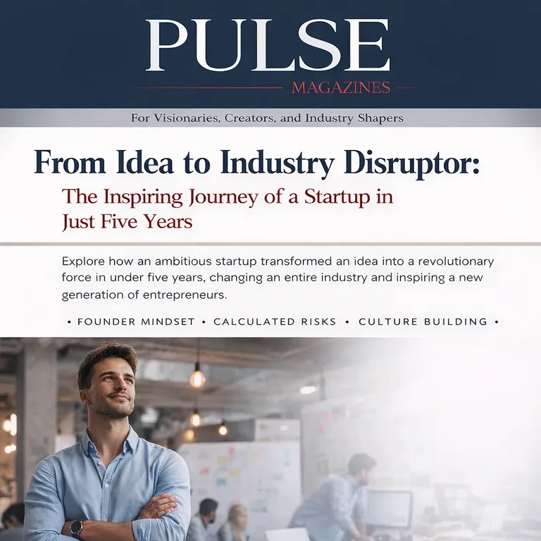 From Idea to Industry Disruptor: The Inspiring Journey of a Startup in Just Five Years