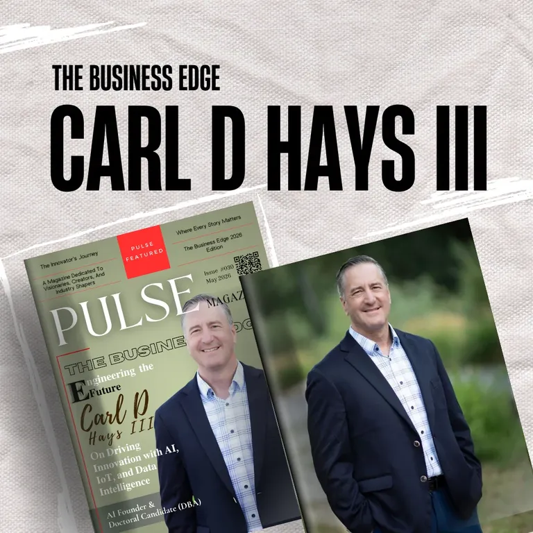 Carl D. Hays III, AI Innovator and CEO of Agventure Tech, posing in a professional setting.